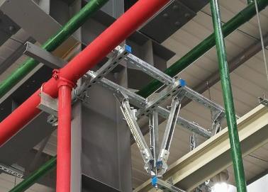 临安该抗震支架的整体式支吊架结构协调性好